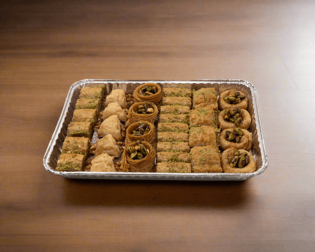 Al-Hamdani Sweets 2.25 lb Baklava Assortment Mix with Pistachio