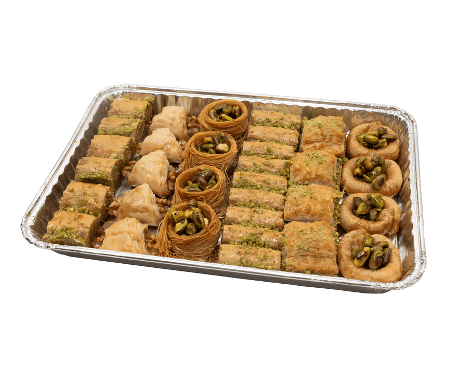 Al-Hamdani Sweets 2.25 lb Baklava Assortment Mix with Pistachio