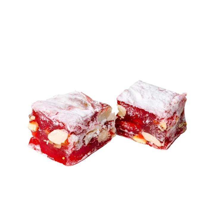 Al Hamdani Sweets .5 lb Turkish Delight Lokum Pomegranate & Nuts