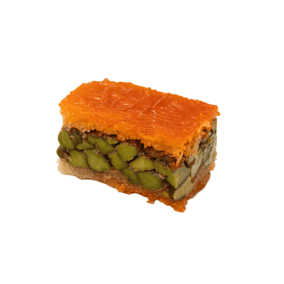 Al-Hamdani Sweets Ballourie Orange Pistachio Baklava