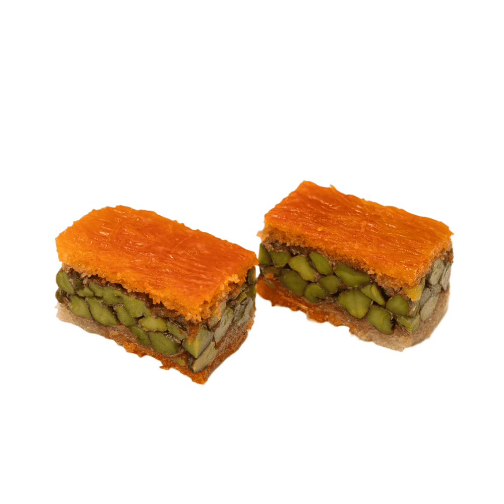 Al-Hamdani Sweets Ballourie Orange Pistachio Baklava