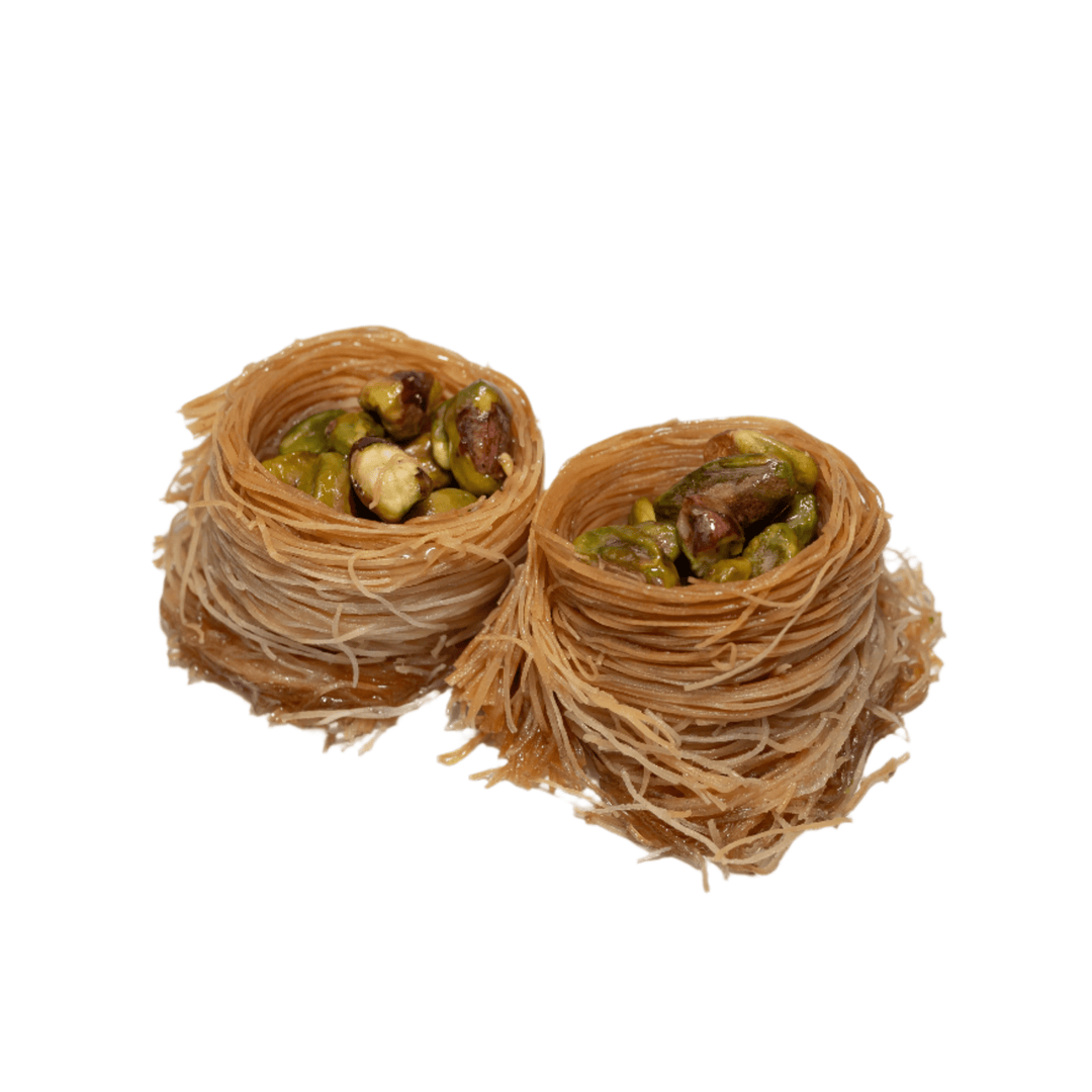 Al-Hamdani Sweets Bird Nest Baklava with Pistachio