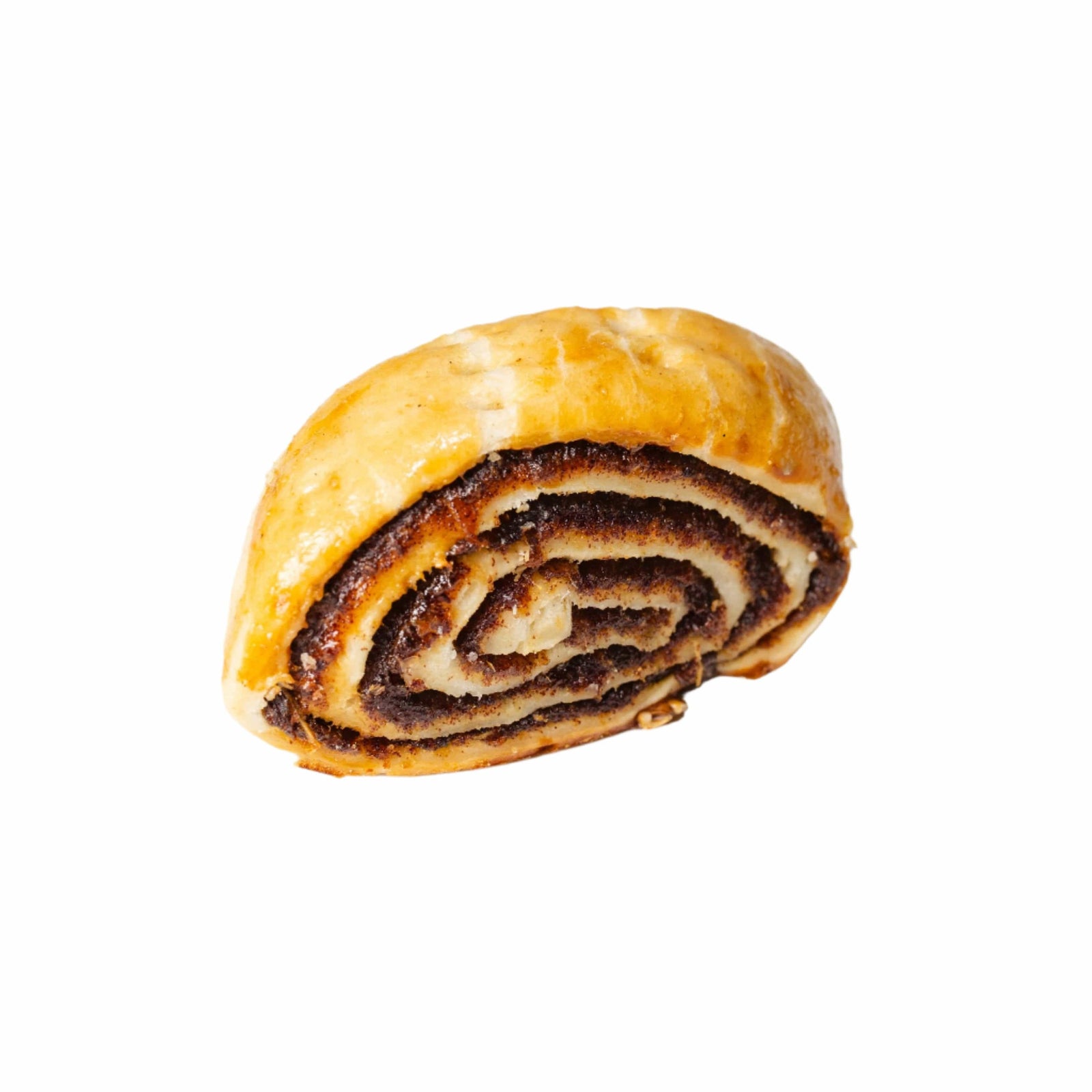 Al-Hamdani Sweets kleicha — Iraq’s national date-filled pastry cookie, close-up showing spiral shape and golden crust