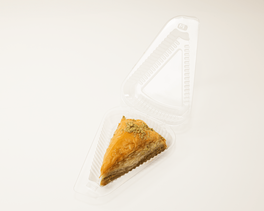 Al-Hamdani Sweets Pistachio Baklava Slice Triangle